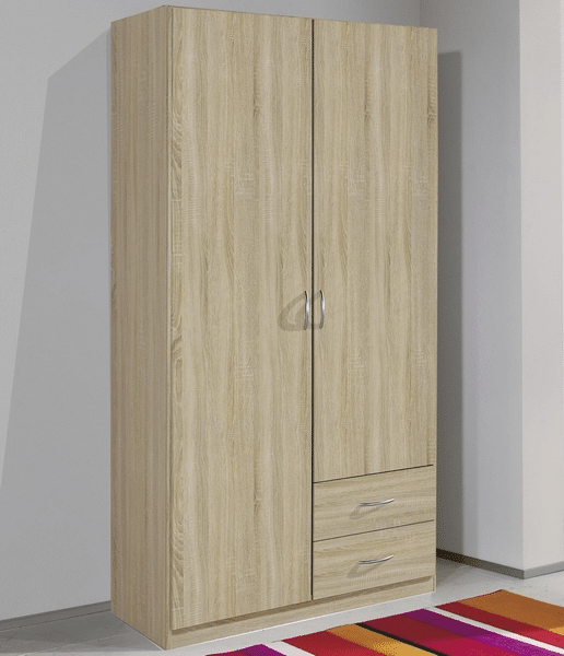 Šatní skříň Case, 91 cm, dub sonoma