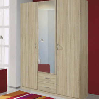 Šatní skříň Case, 136 cm, dub sonoma