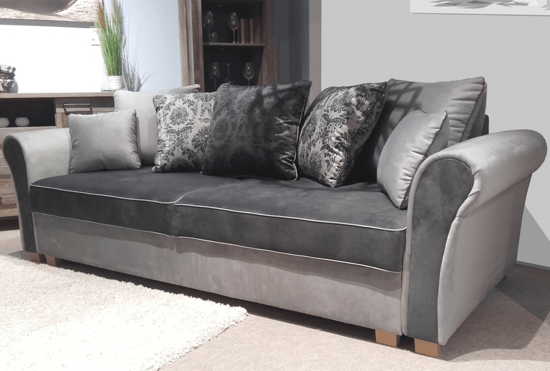 Pohovka Gusto, světlá šedá/tmavá šedá/vzor