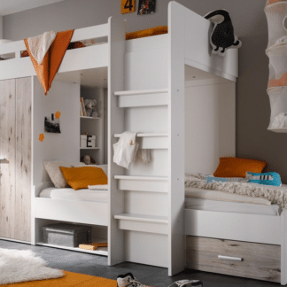 Dvoupatrová úložná postel Maxi