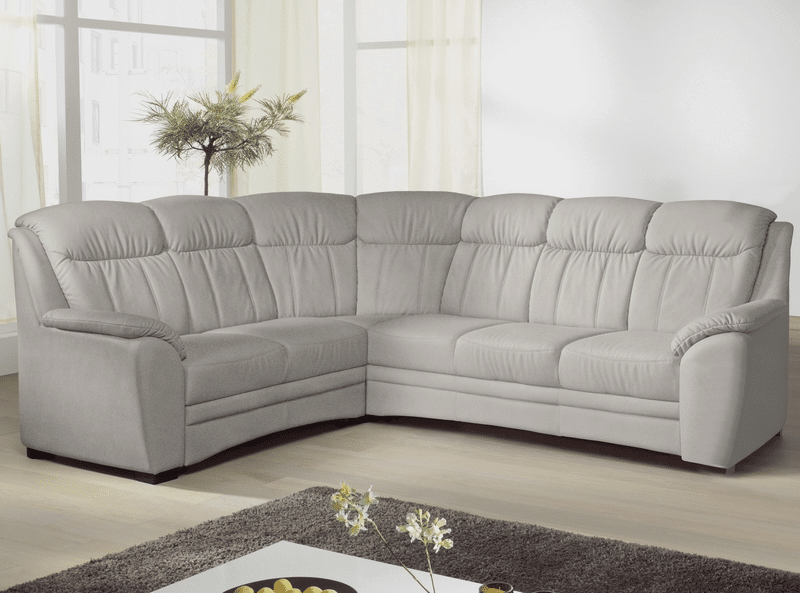 Rohová sedací souprava Bruno 2SK-RE-3F, světle šedá látka