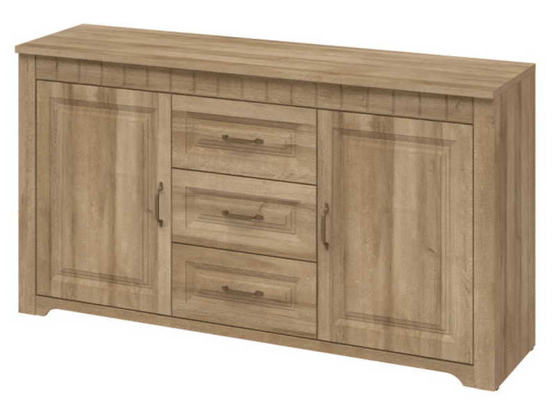 Široká komoda Atik typ 22, dub riviera