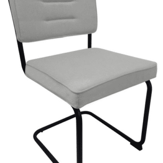 Jídelní židle Salamon, světle šedá látka