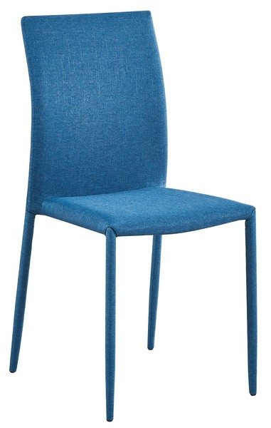 Jídelní židle Rudolfo, modrá látka