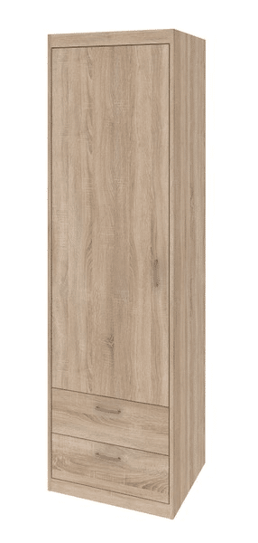 Úzká skříň se zásuvkami Mega 14, dub sonoma