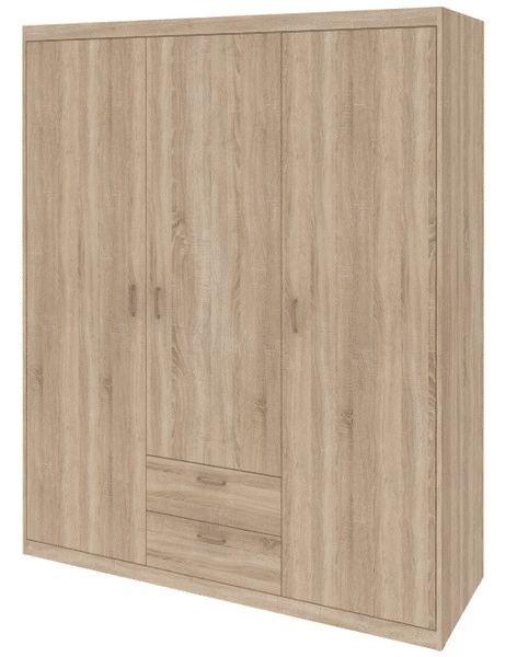 Šatní skříň Mega 140, dub sonoma