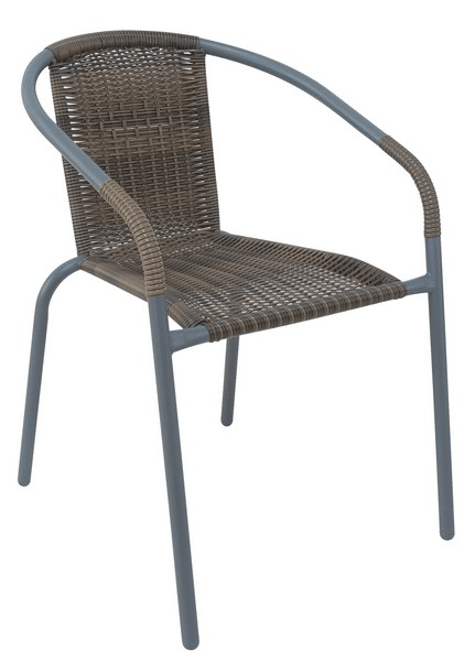 Zahradní křeslo Rowen, hnědá