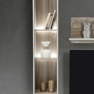 Závěsný regál Babila, s osvětlením