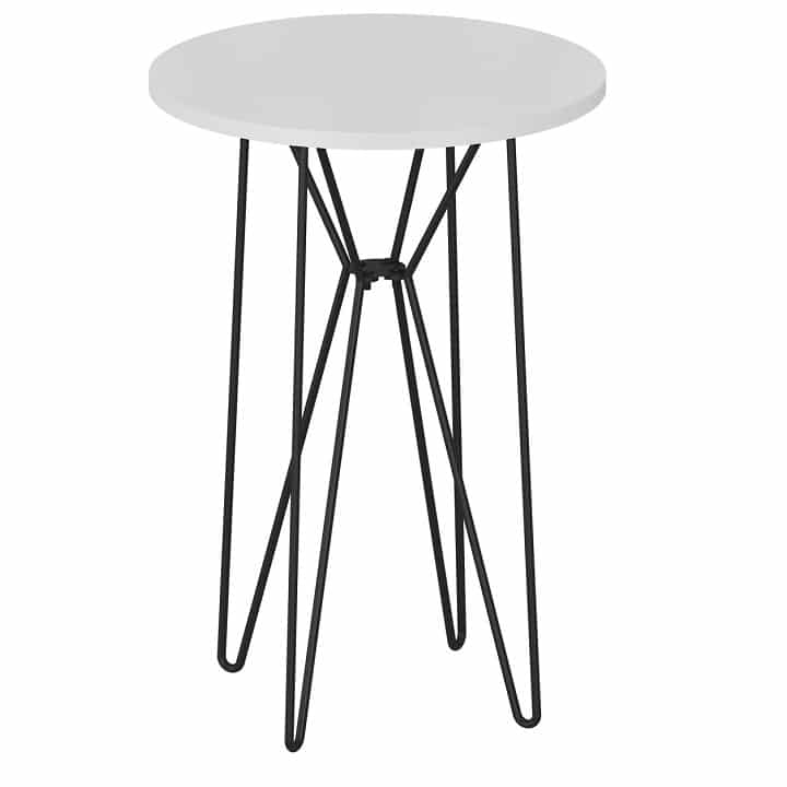 Příruční stůl, RUBEN 0000191795 Tempo Kondela Bílá