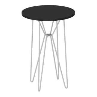 Příruční stůl, RUBEN 0000191795 Tempo Kondela Černá