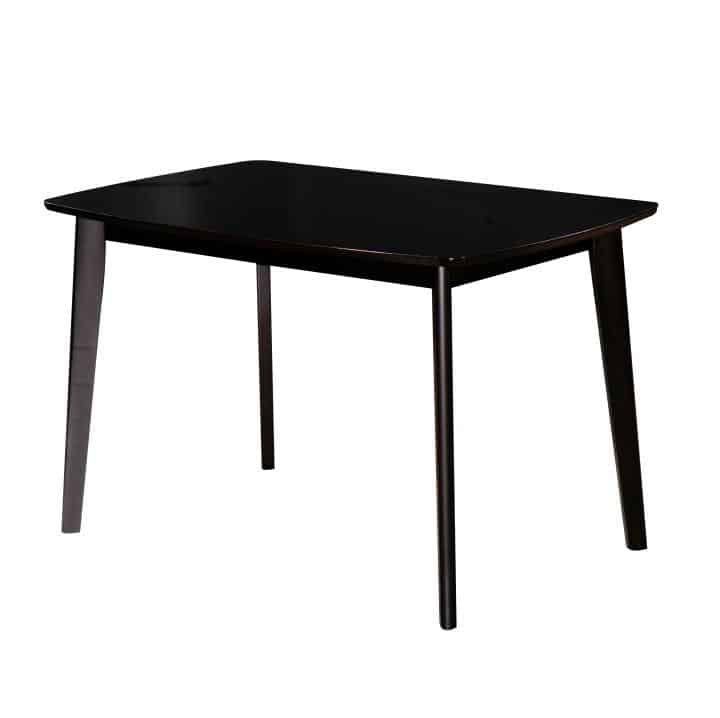 Jídelní stůl, 120x80 MDF + masiv, wenge, ROSPAN 0000178351 Tempo Kondela