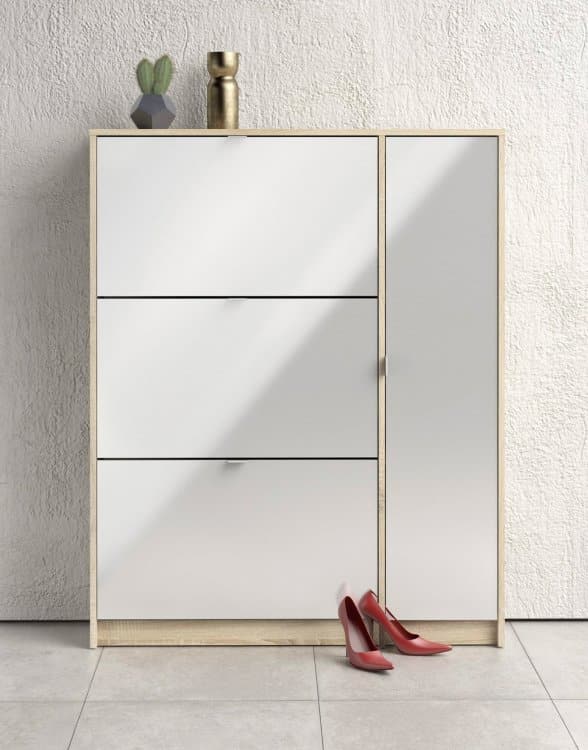 Botník Shoes 59008 dub sonoma/bílý lesk - TVI