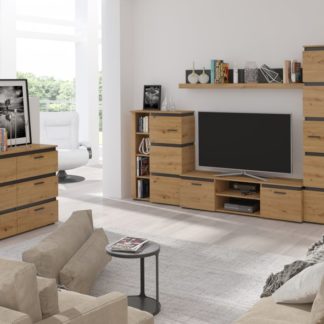 Obývací stěna Faro dub artisan - FALCO