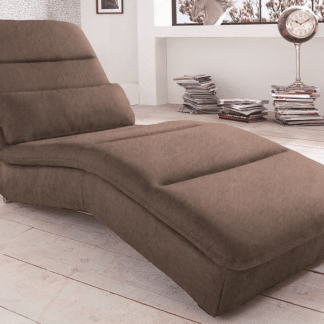 Relaxační lehátko Yankee, hnědá látka