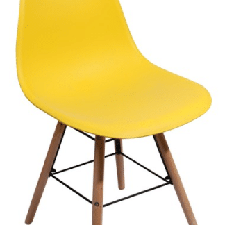 Jídelní židle Lyon, žlutá