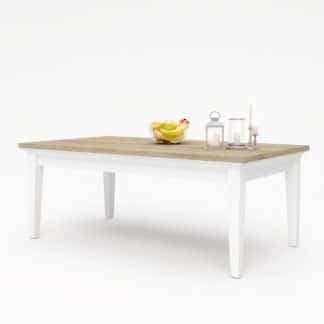 Rozkládací jídelní stůl Paris 79870 bílý/dub - TVI