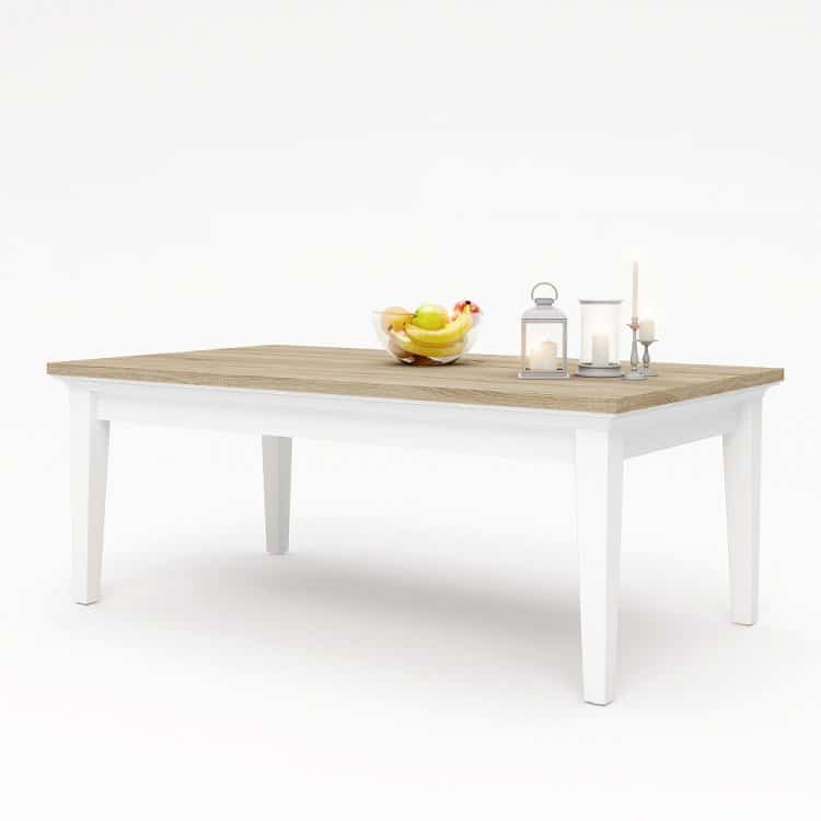 Rozkládací jídelní stůl Paris 79870 bílý/dub - TVI