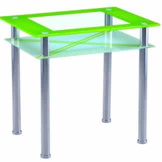 Jídelní stůl B66 60x80 zelená - FALCO