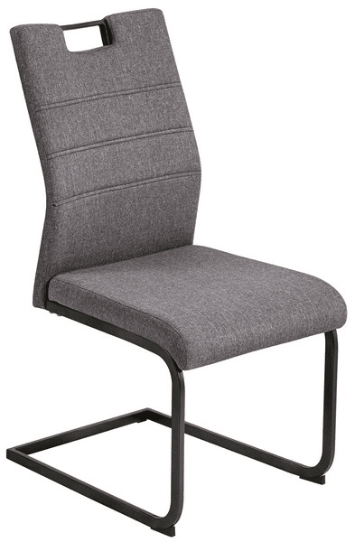 Jídelní židle Calli, šedá látka