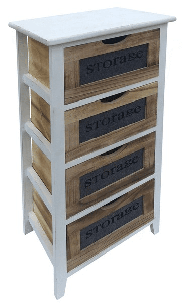Regál se 4 zásuvkami Storage