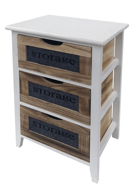 Regál se 3 zásuvkami Storage
