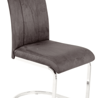 Jídelní židle Fabienne, tmavě šedá látka