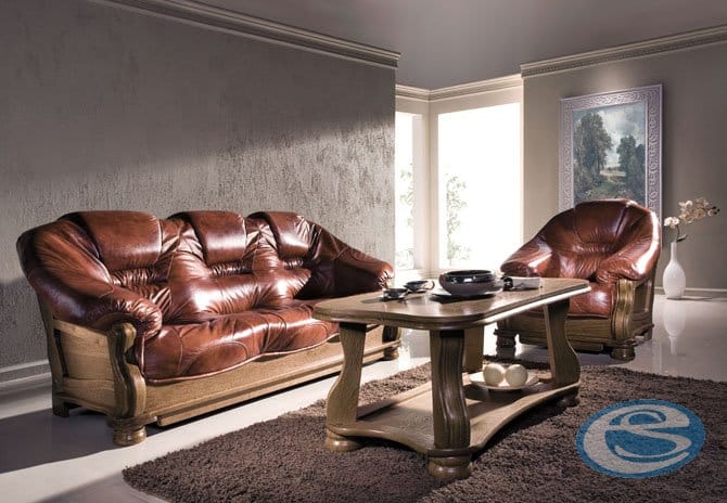 Kožená sedací souprava Lord 3r+2+1 - PYKA