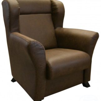 Křeslo ušák Bali tmavě hnědý - FALCO