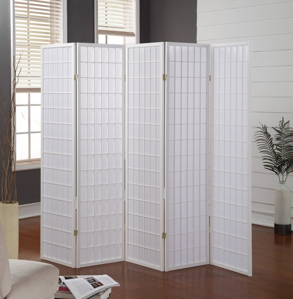 Paravan 5 dílný SC01-5 WT Hometrade