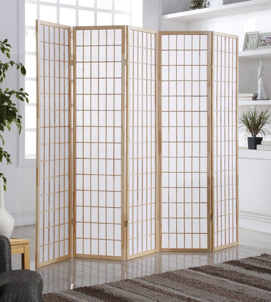 Paravan 5 dílný SC01-5 NAT Hometrade