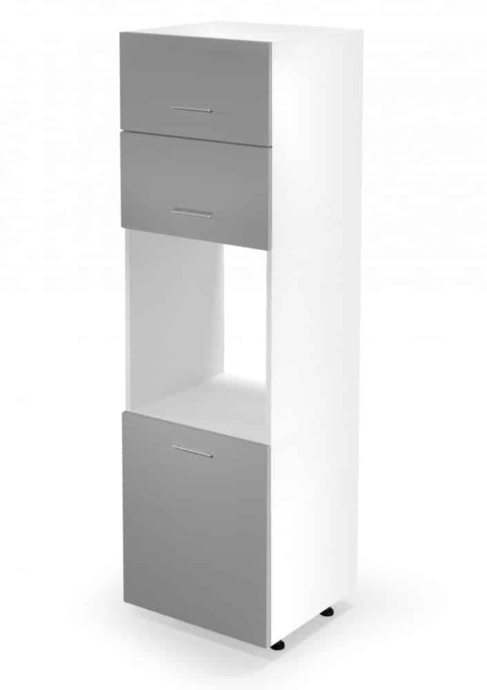 Vysoká skříňka VENTO DP-60/214 Halmar Šedá