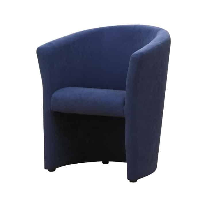 Křeslo CUBA látka Tempo Kondela Modrá