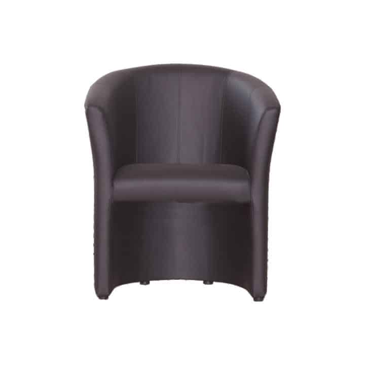 Křeslo, ekokůže, CUBA 0000017059 Tempo Kondela Černá