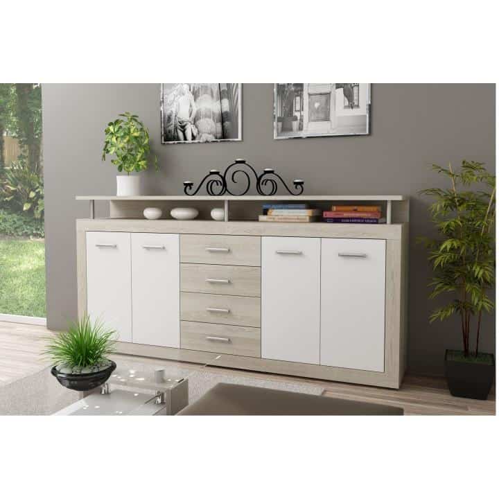 Komoda JACHIM - JUNO NEW dub sonoma / bílá Tempo Kondela