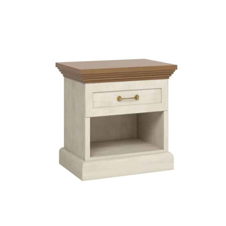 Noční stolek ROYAL SN sosna skandinávská / dub divoký Tempo Kondela