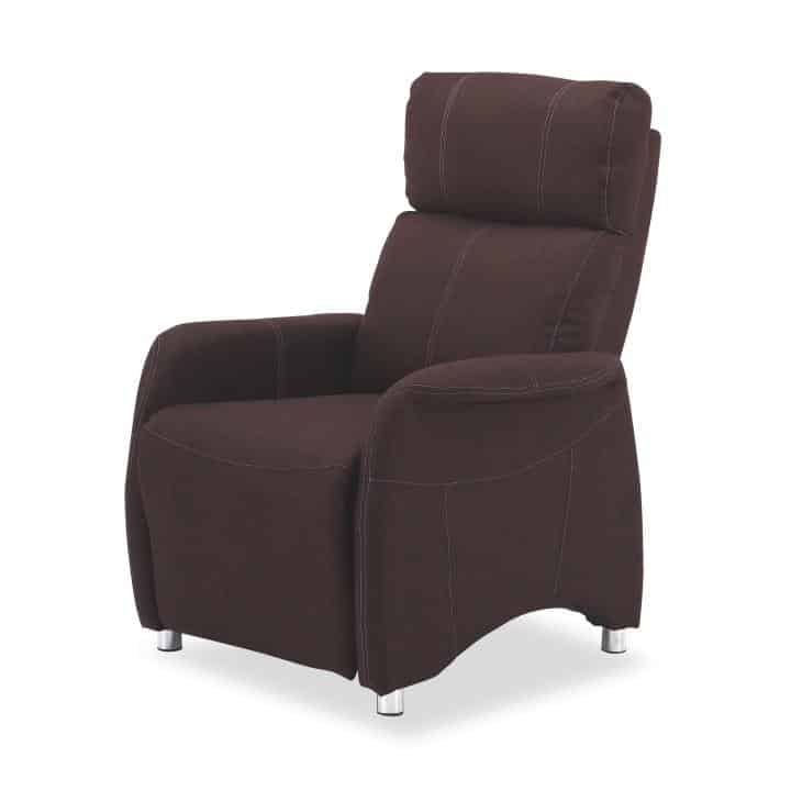 Polohovací křeslo FOREST látka Tempo Kondela Čokoládová