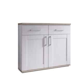 Komoda PROVENSAL bílá / dub san remo Tempo Kondela