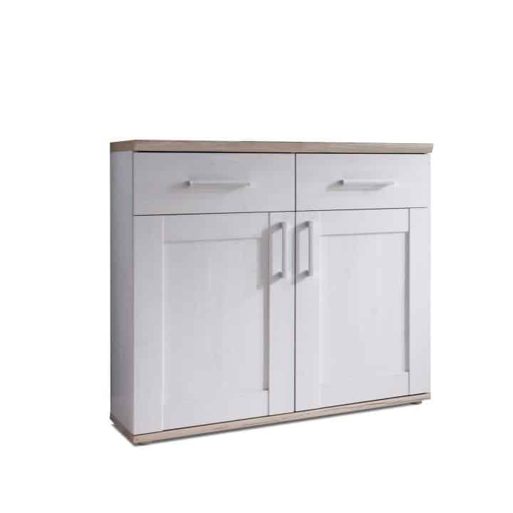 Komoda PROVENSAL bílá / dub san remo Tempo Kondela