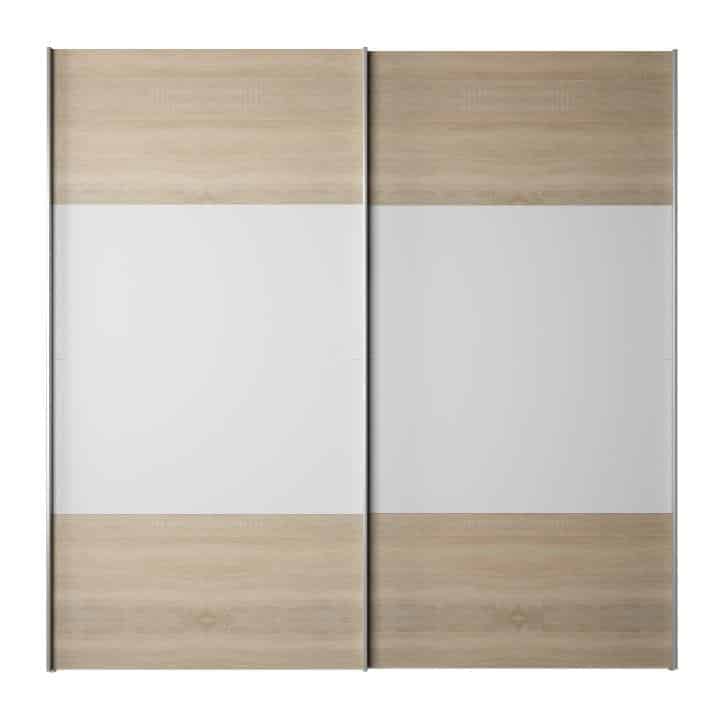 Šatní skříň s posuvnými dveřmi GABRIELA dub sonoma / bílá Tempo Kondela