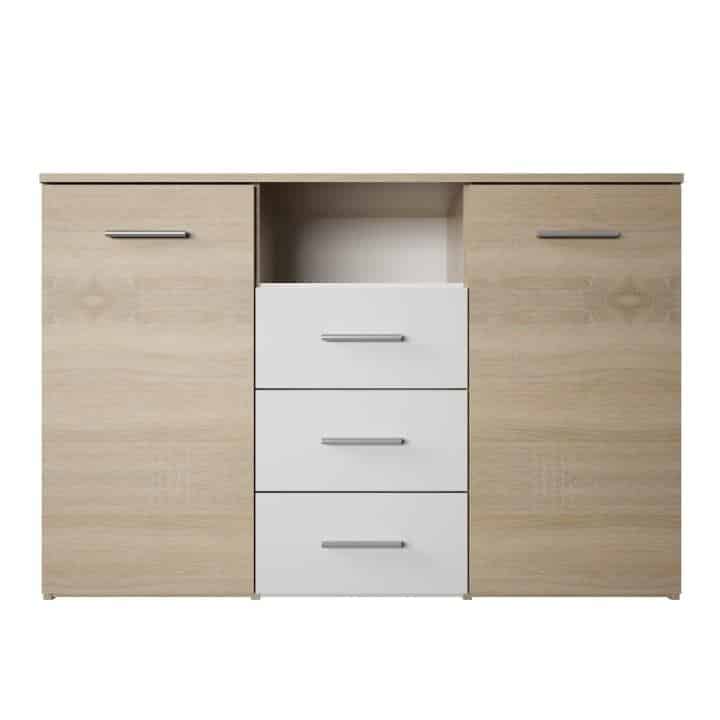 Komoda GABRIELA dub sonoma / bílá Tempo Kondela