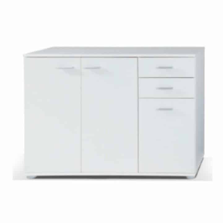 Komoda TAMPA 3T2S bílá Tempo Kondela