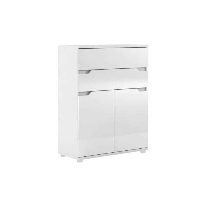 Komoda ADONIS AS 01 bílá vysoký lesk Tempo Kondela