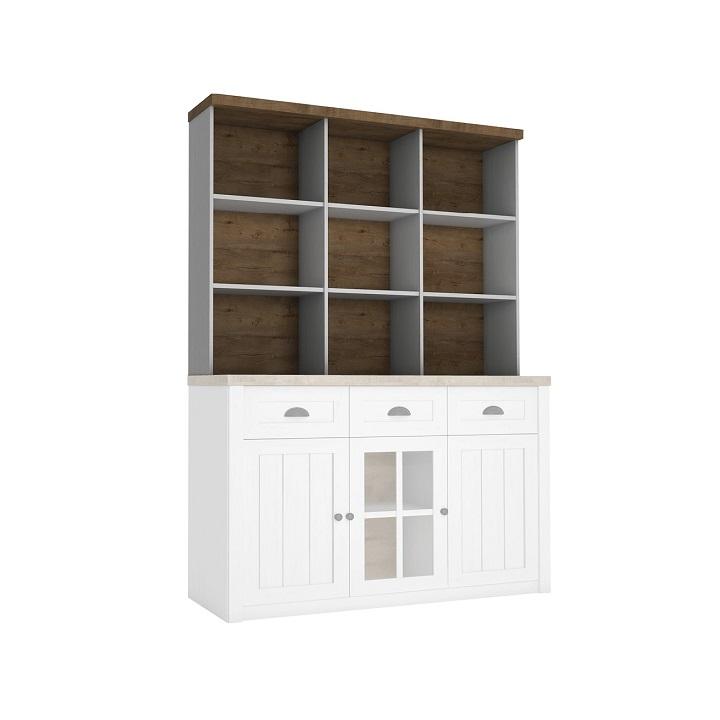 Nástavec na komodu PROVANCE sosna andersen / dub lefkas Tempo Kondela