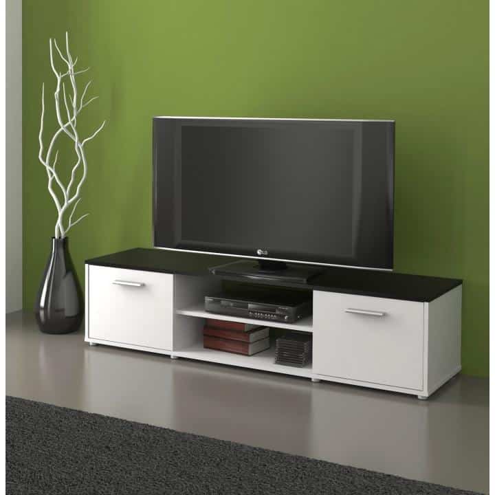 TV stolek ZUNO NEW 01 Tempo Kondela Černá / bílá