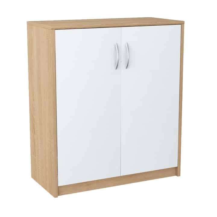 Dvoudveřová komoda AGNESA TYP 1 dub sonoma / bílá Tempo Kondela