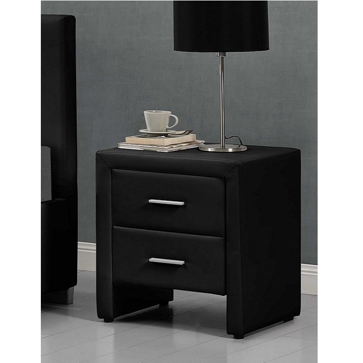 Noční stolek CASTEL černá Tempo Kondela