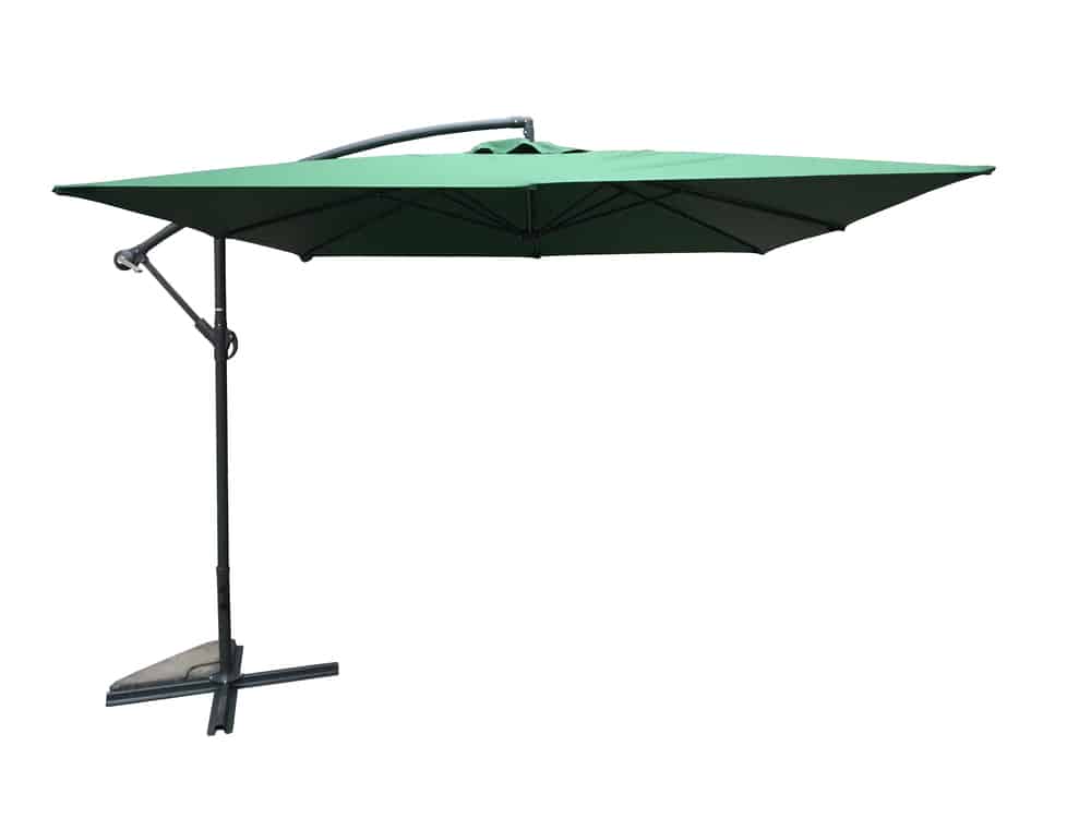 Slunečník kovový NEPROMOKAVÝ 8080 - 270x270cm - zelený Rojaplast