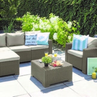 MOOREA cappucino + pískové podušky Allibert