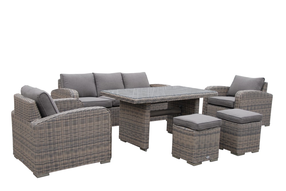 OTTAWA souprava HNĚDÁ ROJAPLAST