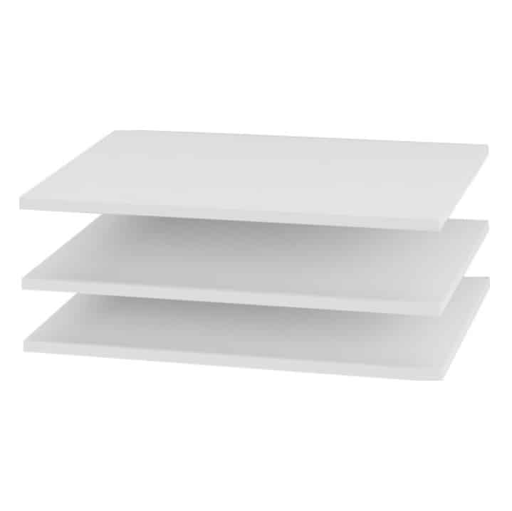 Police do skříně ITALIA 3 ks bílá Tempo Kondela